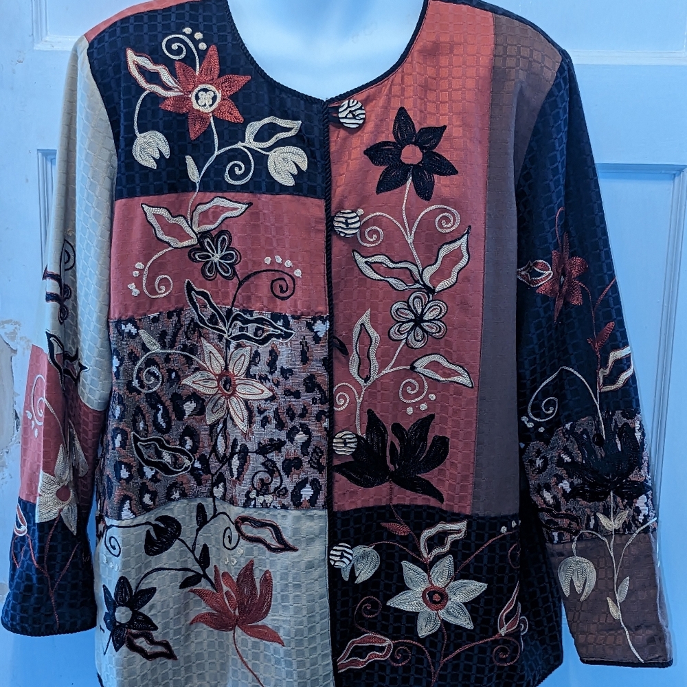 Draper’s & Damon’s Floral Blazer Jacket Size S